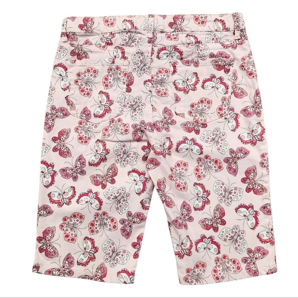 The Children Place Girls Shorts Skimmer Butterflies Pink Adjustable Waist Siz 14 - Picture 3 of 14